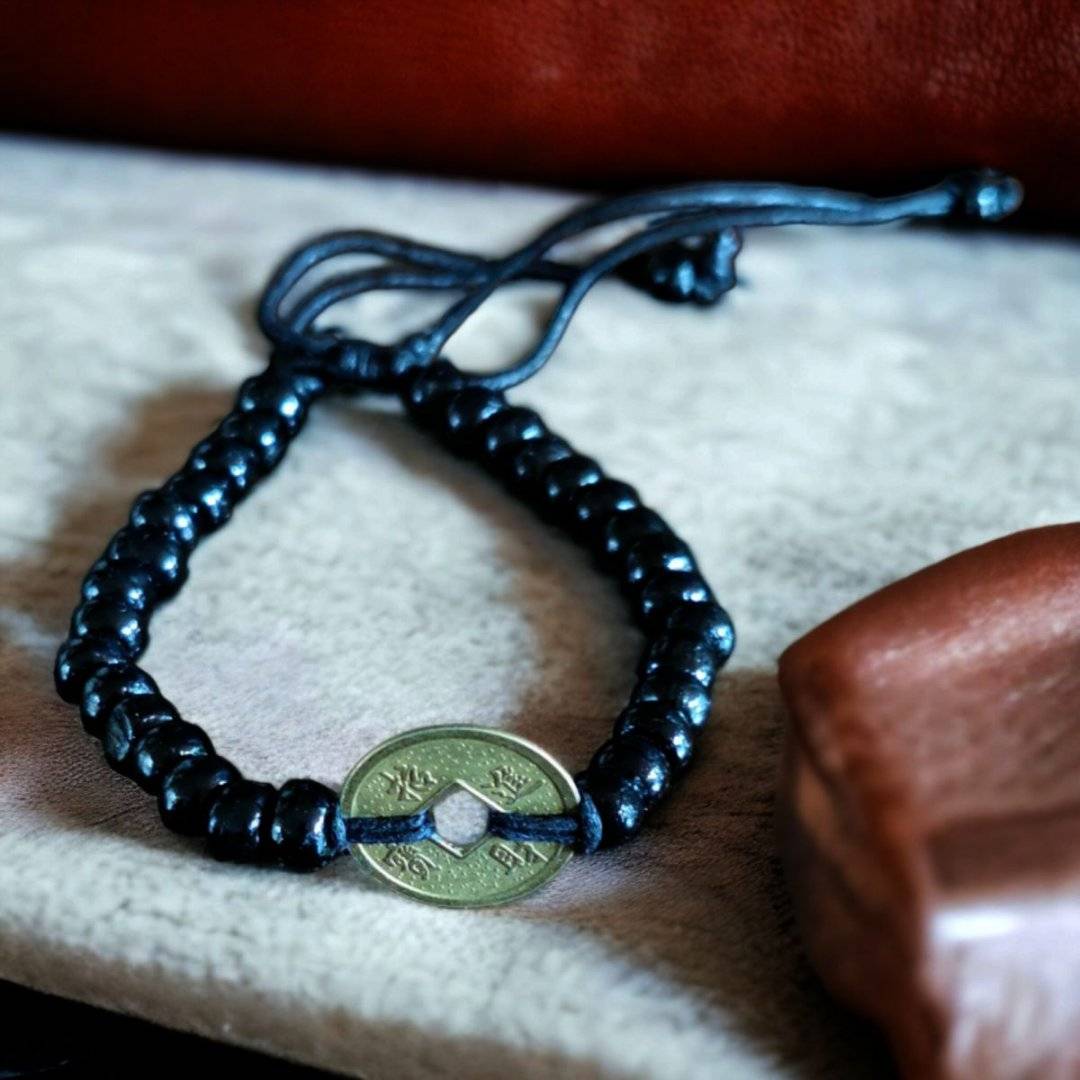 Bratara Feng-Shui neagra - Fericire