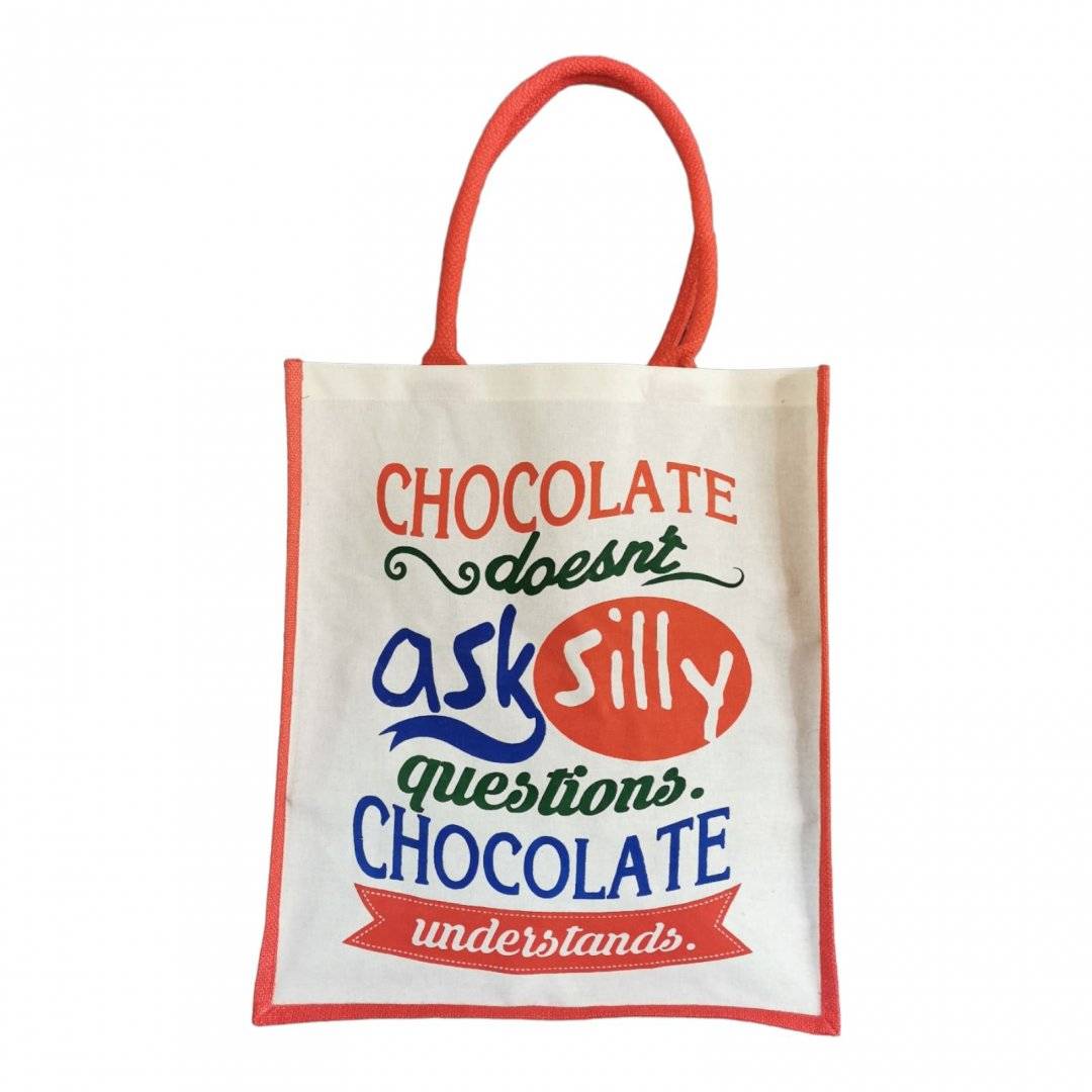 Geanta de iuta - Chocolate