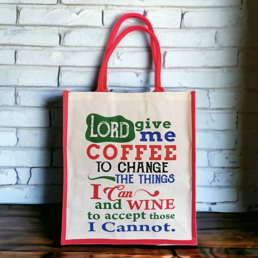 Geanta de iuta - Coffee