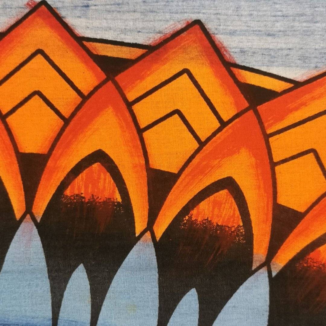 Panza pictata manual 112 cm - Chakra