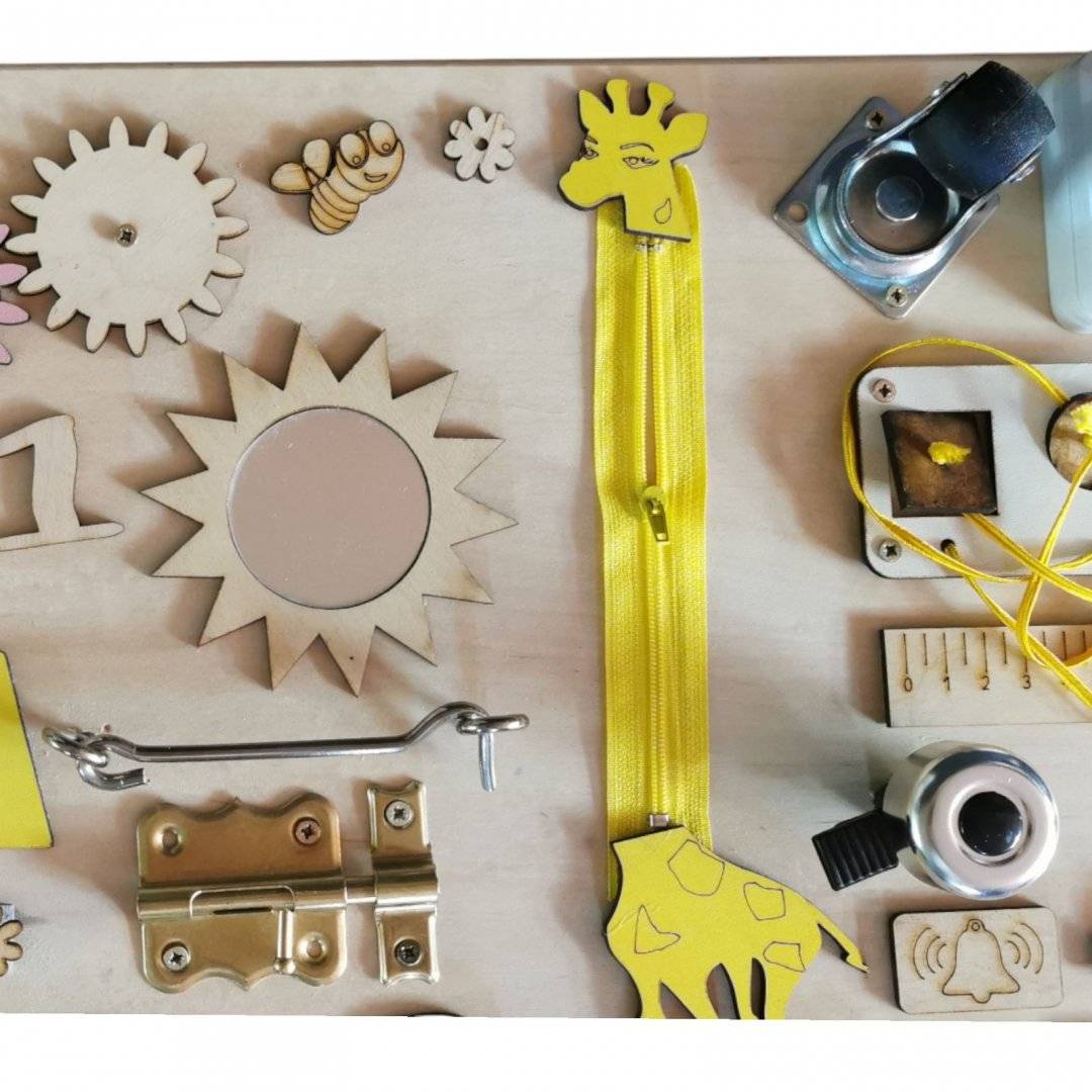 Placa Senzoriala Montessori, 50 x 38 cm - Fetite