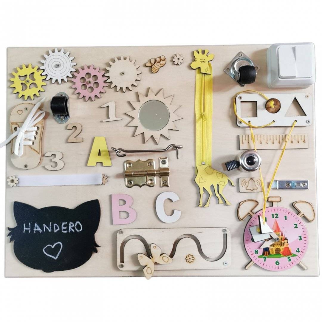 Placa Senzoriala Montessori, 50 x 38 cm - Fetite