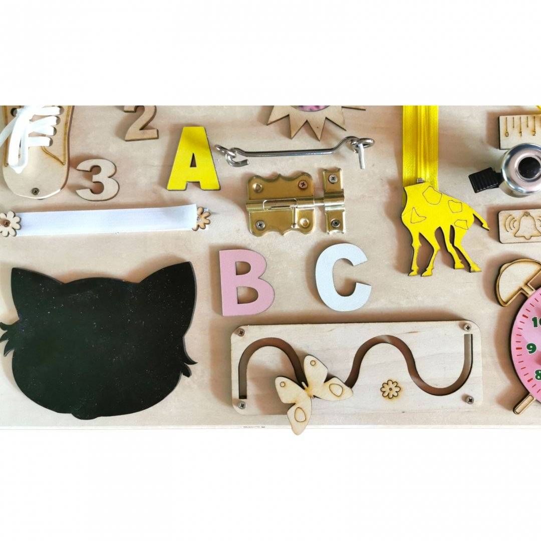 Placa Senzoriala Montessori, 50 x 38 cm - Fetite