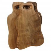 Tocator din lemn de tec - 30 cm